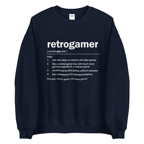Retrogamer Definition Sweatshirt